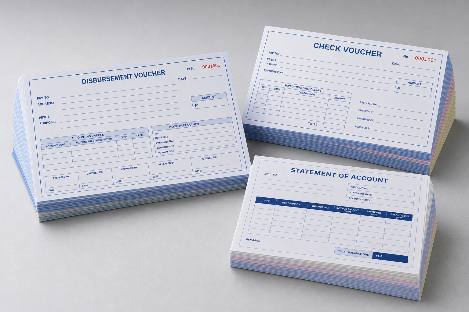 Accounting and finance forms product group
