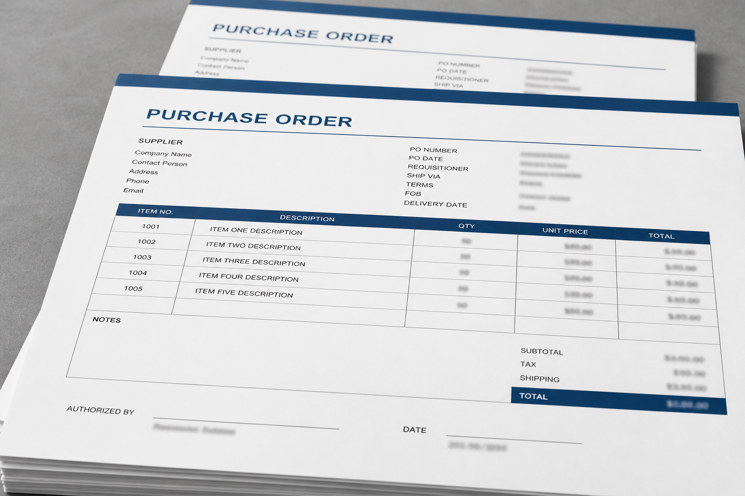 Purchase Order