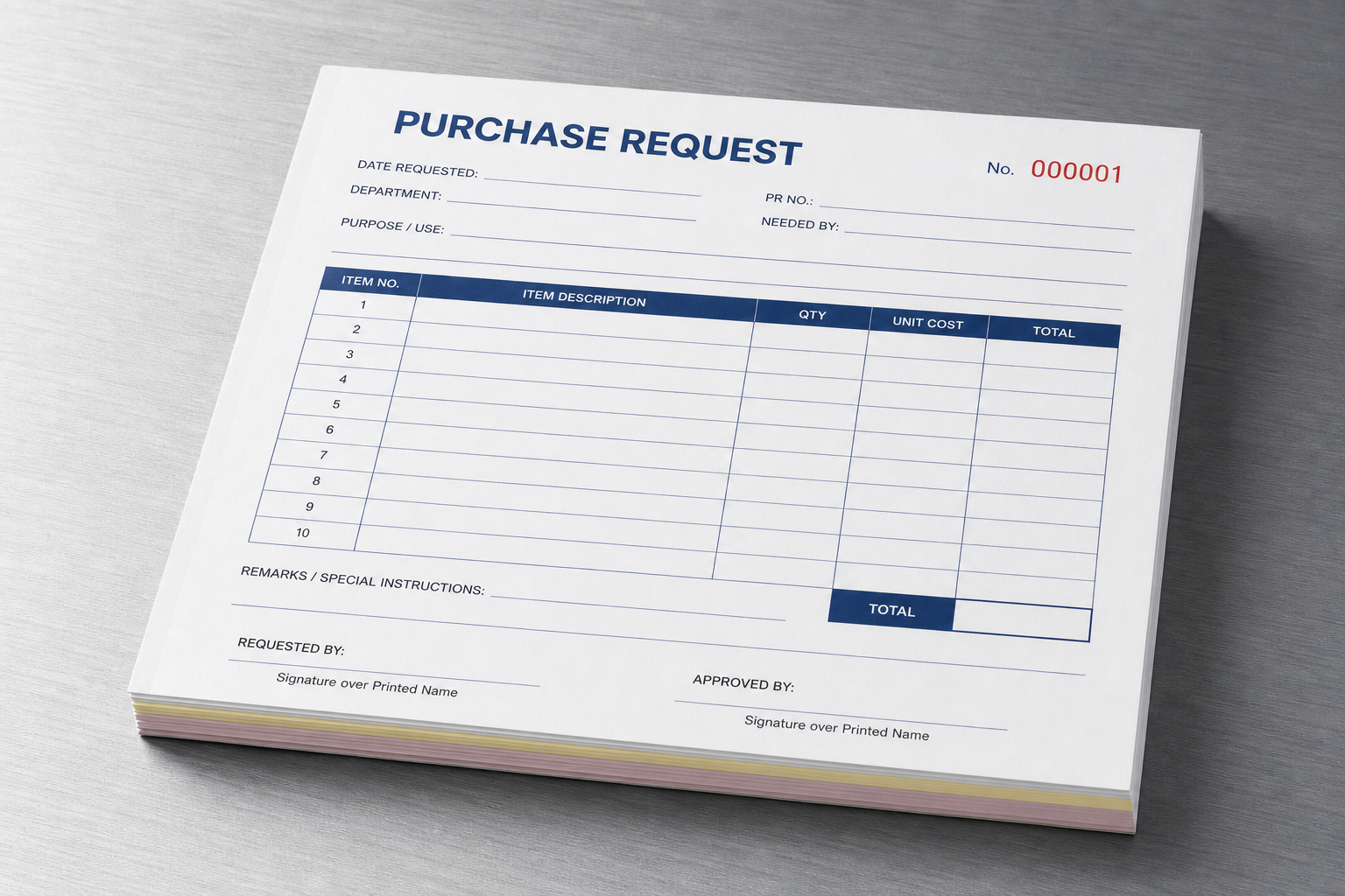 Purchase Request Form