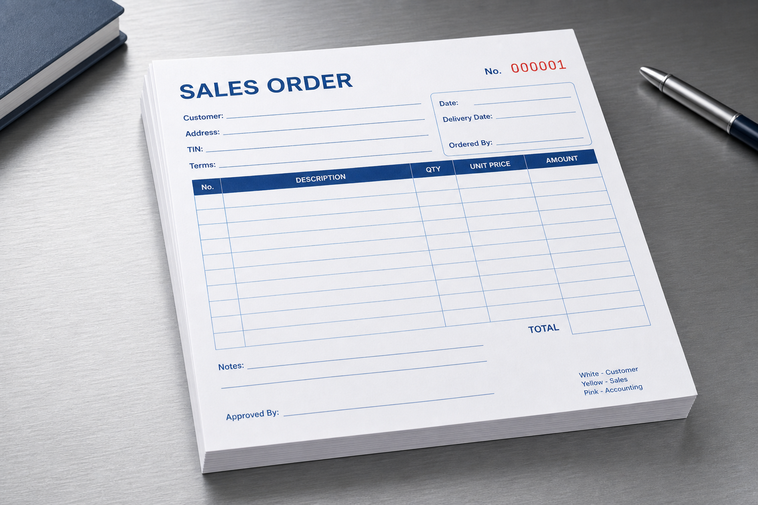 Sales Order Form