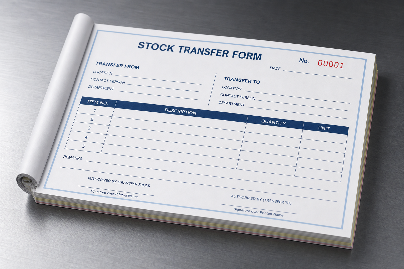 Stock Transfer Form