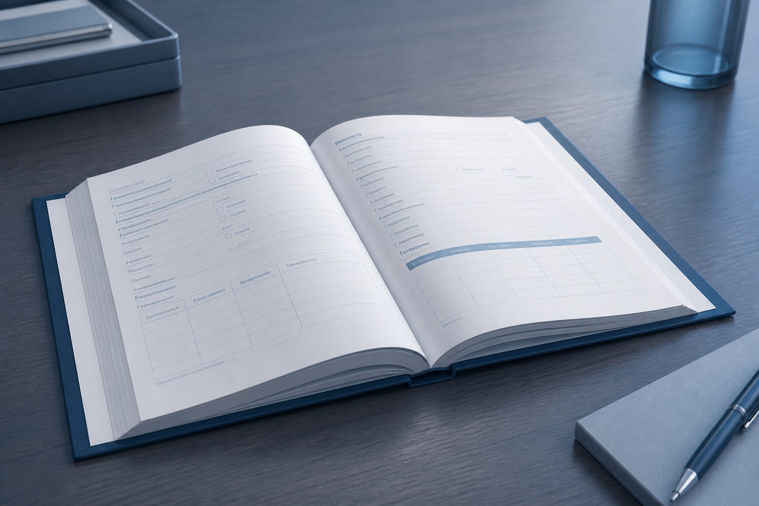 Numbered Business Booklets
